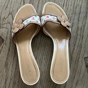 Louis Vuitton Multicolor Floral Sandals